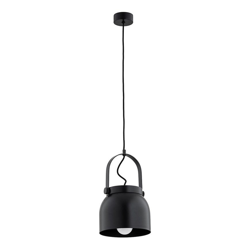 Argon 8281 - Підвісна люстра LOGAN 1xE27/15W/230V діаметр 20 см чорний