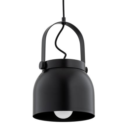 Argon 8281 - Підвісна люстра LOGAN 1xE27/15W/230V діаметр 20 см чорний
