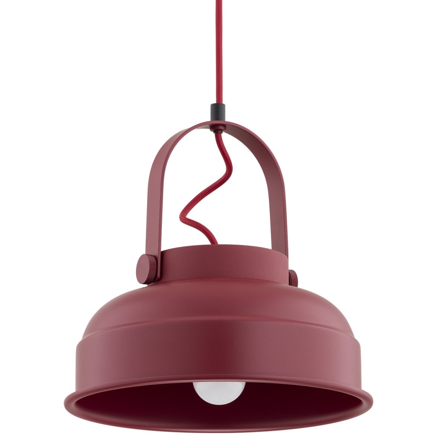 Argon 8286 - Підвісна люстра DAKOTA 1xE27/15W/230V червоний
