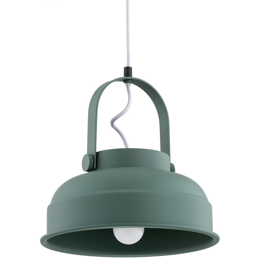Argon 8287 - Підвісна люстра DAKOTA 1xE27/15W/230V зелений