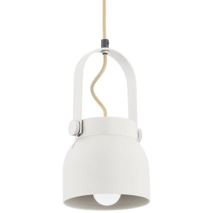 Argon 8290 - Підвісна люстра LOGAN 1xE27/15W/230V діаметр 14 см білий