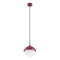 Argon 8296 - Підвісна люстра CAPPELLO 1xE27/15W/230V червоний