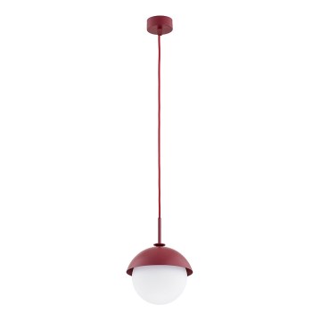 Argon 8296 - Підвісна люстра CAPPELLO 1xE27/15W/230V червоний
