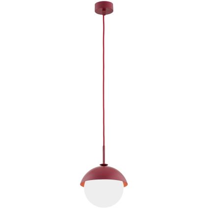 Argon 8296 - Підвісна люстра CAPPELLO 1xE27/15W/230V червоний