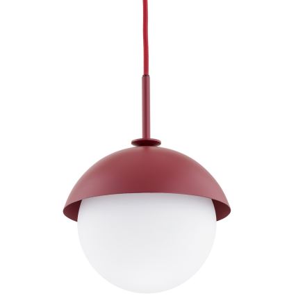 Argon 8296 - Підвісна люстра CAPPELLO 1xE27/15W/230V червоний