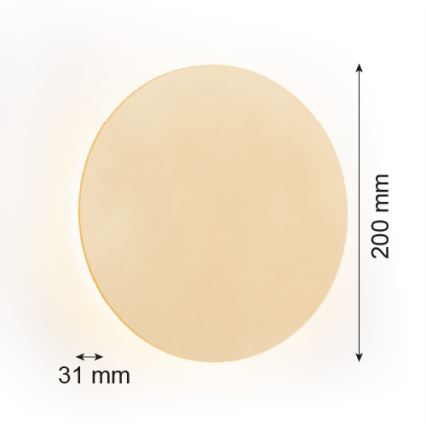 Argon 8351 - Светодиодный настенный светильник OREGON PLUS LED/4,5W/230V 3000K 20 см золотистый