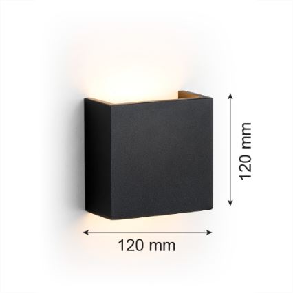 Argon 8359 - Світлодіодний настінний світильник GENT LED/3,6W/230V 3000K чорний