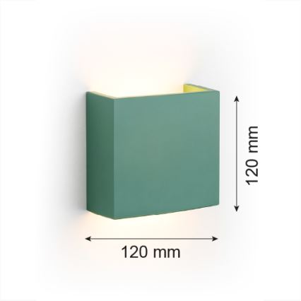 Argon 8362 - Світлодіодний настінний світильник GENT LED/3,6W/230V 3000K зелений