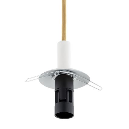 Argon 8451 - Підвісна люстра ALMIROS 1xE14/7W/230V діаметр 12 см алебастровий білий/золотий