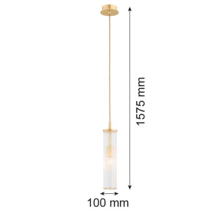Argon 8489 - Подвесная люстра HAMPTON 1xE14/7W/230V золотистый