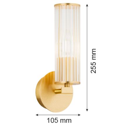 Argon 8497 - Настенный светильник HAMPTON 1xE14/7W/230V золотистый