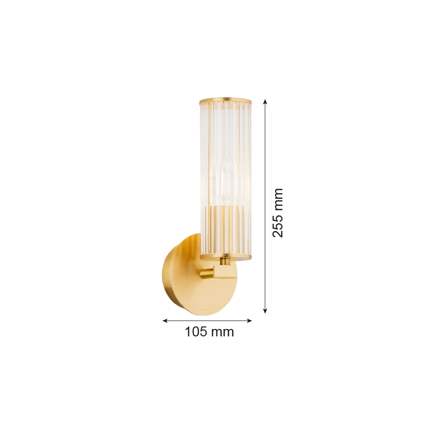 Argon 8497 - Настенный светильник HAMPTON 1xE14/7W/230V золотистый