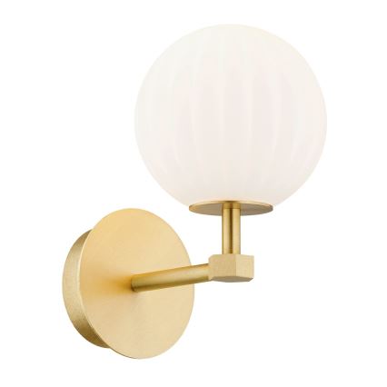 Argon 8502 - Настенная лампа PALOMA 1xE14/7W/230V золотистый/белый