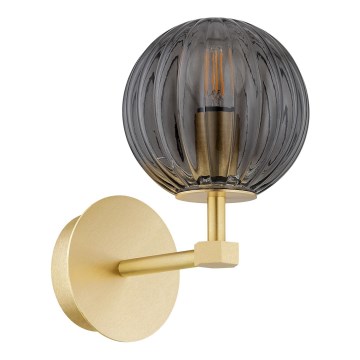 Argon 8508 - Настінна лампа PALOMA 1xE14/7W/230V золотий/чорний