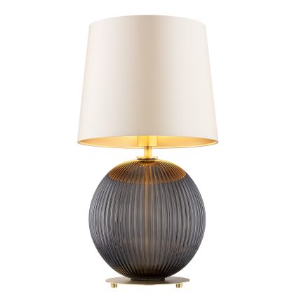 Argon 8538 - Настільна лампа HAMILTON 1xE27/15W/230V 54 см кремовий/чорний