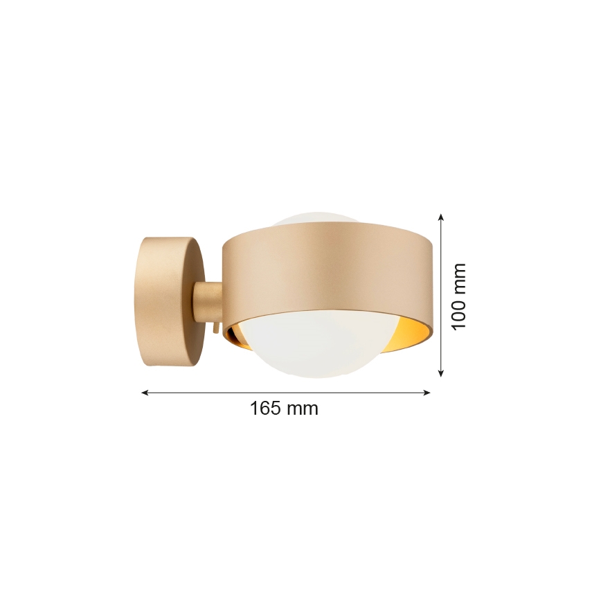 Argon 8567 - Настінний світильник для ванної кімнати MASSIMO PLUS 1xG9/6W/230V IP44 золотий