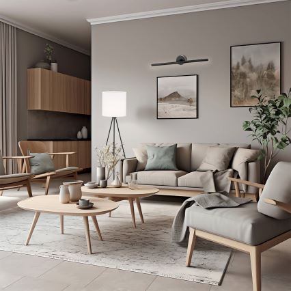 Argon 8600 - LED Підсвітка картин MIRIAM LED/18W/230V 3000K 100 см чорний