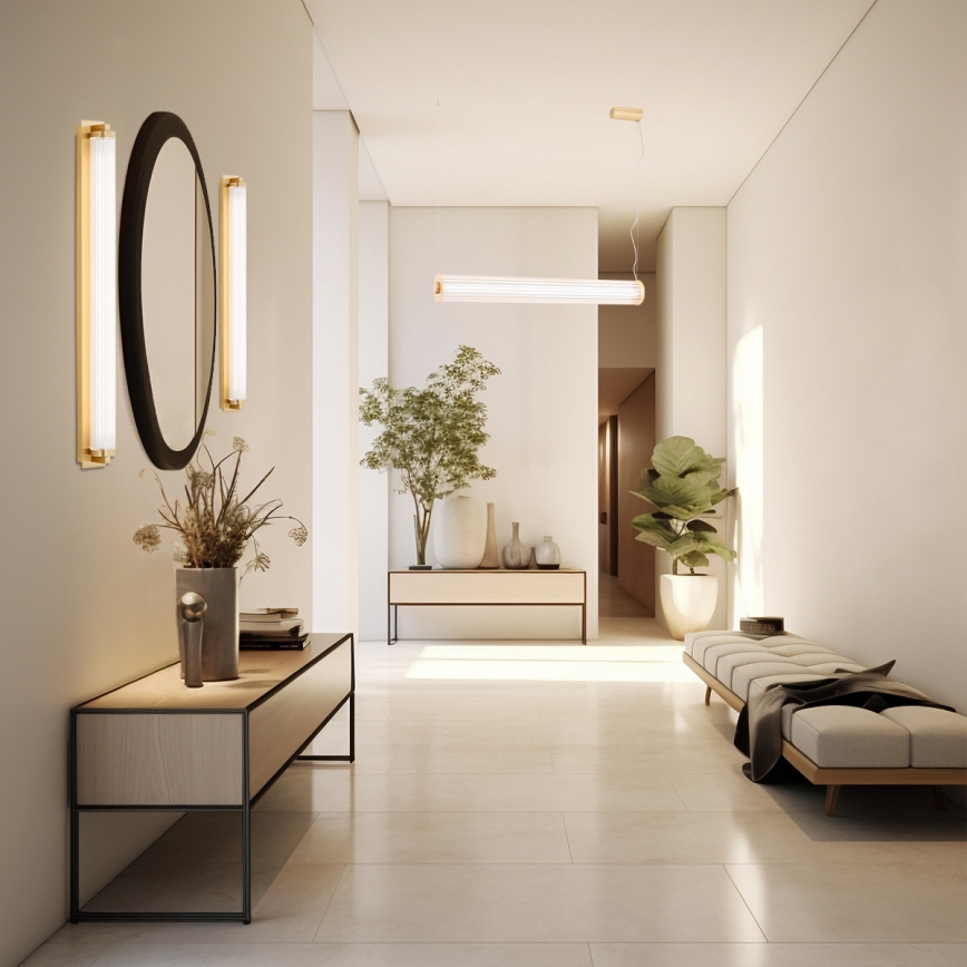 Argon 8622 - Світлодіодний настінний світильник HAMPTON LED/34W/230V 3000K латунь
