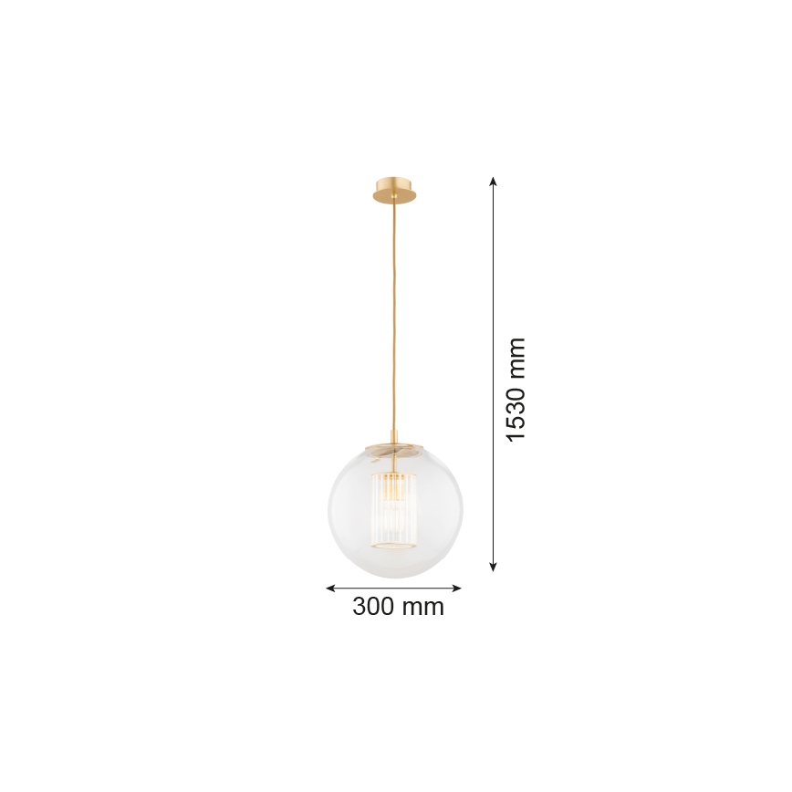 Argon 8626 - Подвесная люстра HAMPTON 1xE27/15W/230V