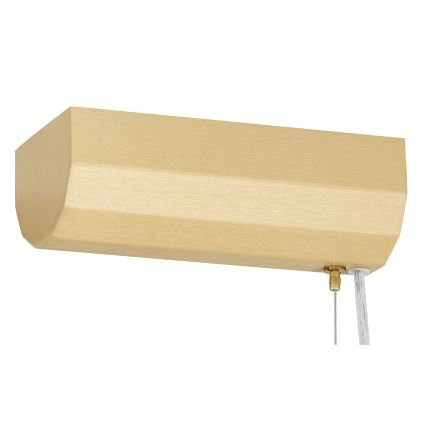 Argon 8627 - Світлодіодна підвісна люстра HAMPTON LED/60W/230V 3000K 80 см латунь