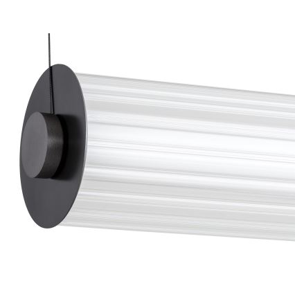 Argon 8628 - Світлодіодна підвісна люстра HAMPTON LED/60W/230V 3000K 80 см чорний