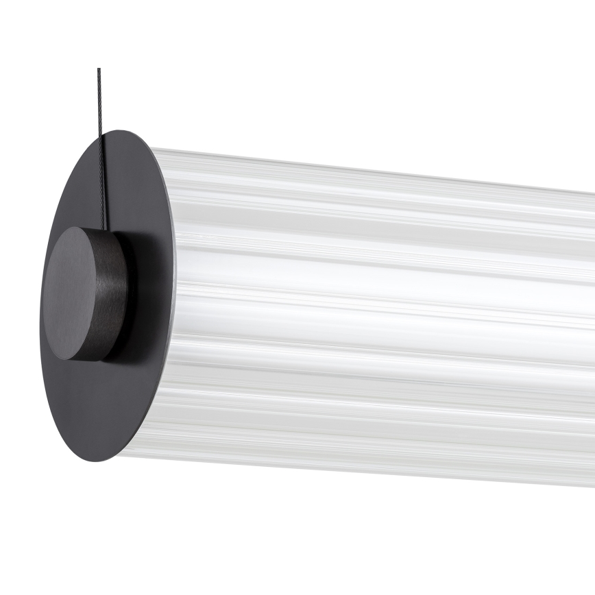 Argon 8628 - Світлодіодна підвісна люстра HAMPTON LED/60W/230V 3000K 80 см чорний