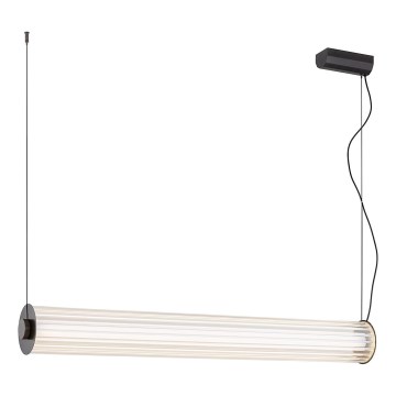 Argon 8628 - Світлодіодна підвісна люстра HAMPTON LED/60W/230V 3000K 80 см чорний