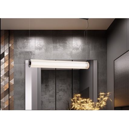 Argon 8628 - Світлодіодна підвісна люстра HAMPTON LED/60W/230V 3000K 80 см чорний