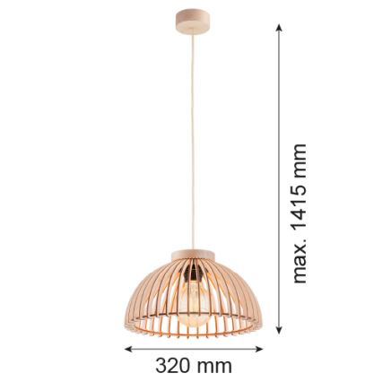 Argon 8633 - Підвісна люстра TRE 1xE27/15W/230V