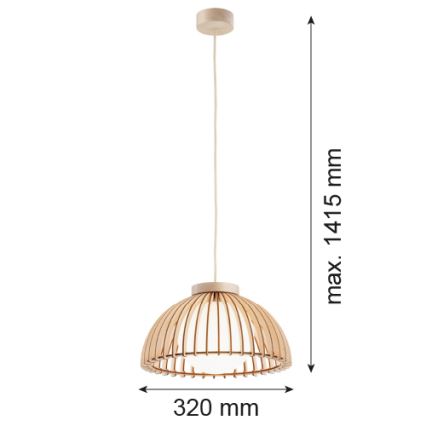 Argon 8634 - Подвесная люстра TRE 1xE27/15W/230V