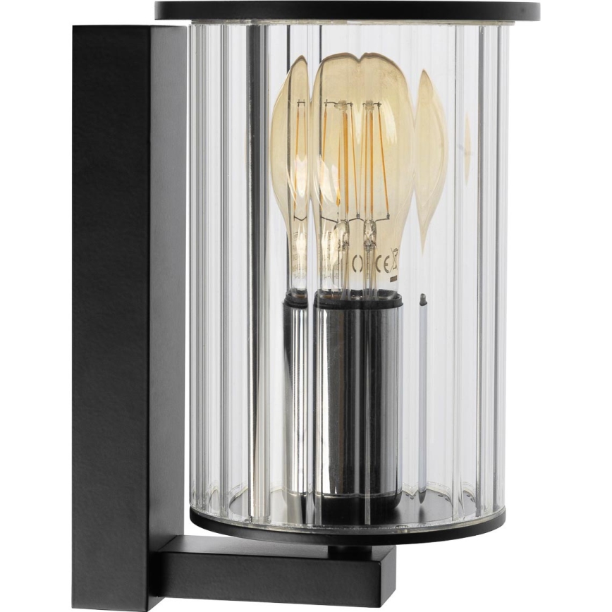 Argon 8748 - Вуличний настінний світильник NORFOLK 1xE27/15W/230V IP44 чорний