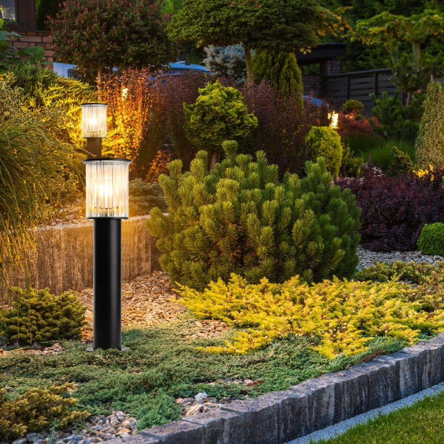 Argon 8749 - Уличная лампа NORFOLK 1xE27/15W/230V IP44 52 см черный