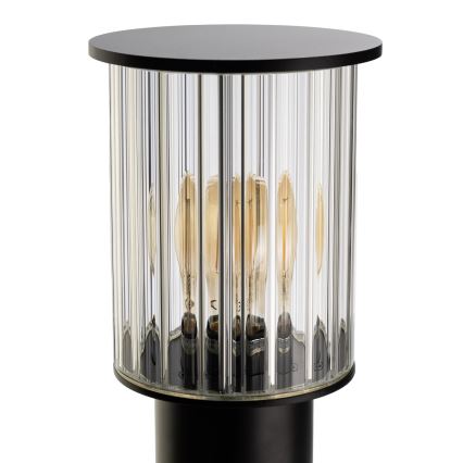 Argon 8749 - Уличная лампа NORFOLK 1xE27/15W/230V IP44 52 см черный