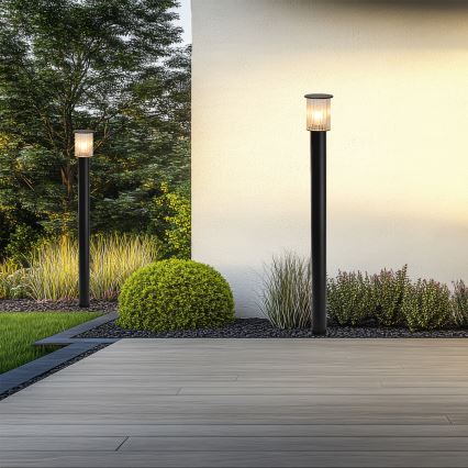 Argon 8750 - Уличная лампа NORFOLK 1xE27/15W/230V IP44 124 см черный