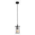 Argon 8751 - Уличная подвесная люстра NORFOLK 1xE27/15W/230V IP44 черный