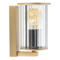 Argon 8752 - Уличный настенный светильник NORFOLK 1xE27/15W/230V IP44 золотистый