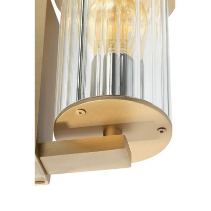 Argon 8752 - Уличный настенный светильник NORFOLK 1xE27/15W/230V IP44 золотистый