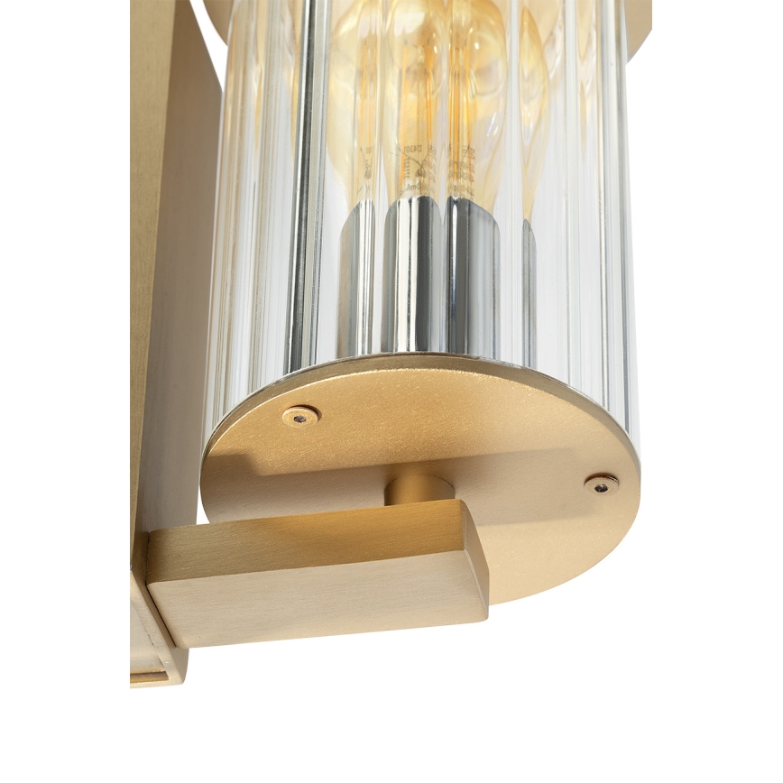 Argon 8752 - Уличный настенный светильник NORFOLK 1xE27/15W/230V IP44 золотистый