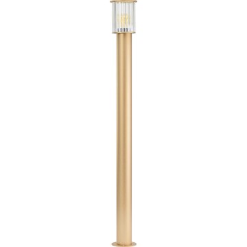 Argon 8754 - Уличная лампа NORFOLK 1xE27/15W/230V IP44 124 см золотистый