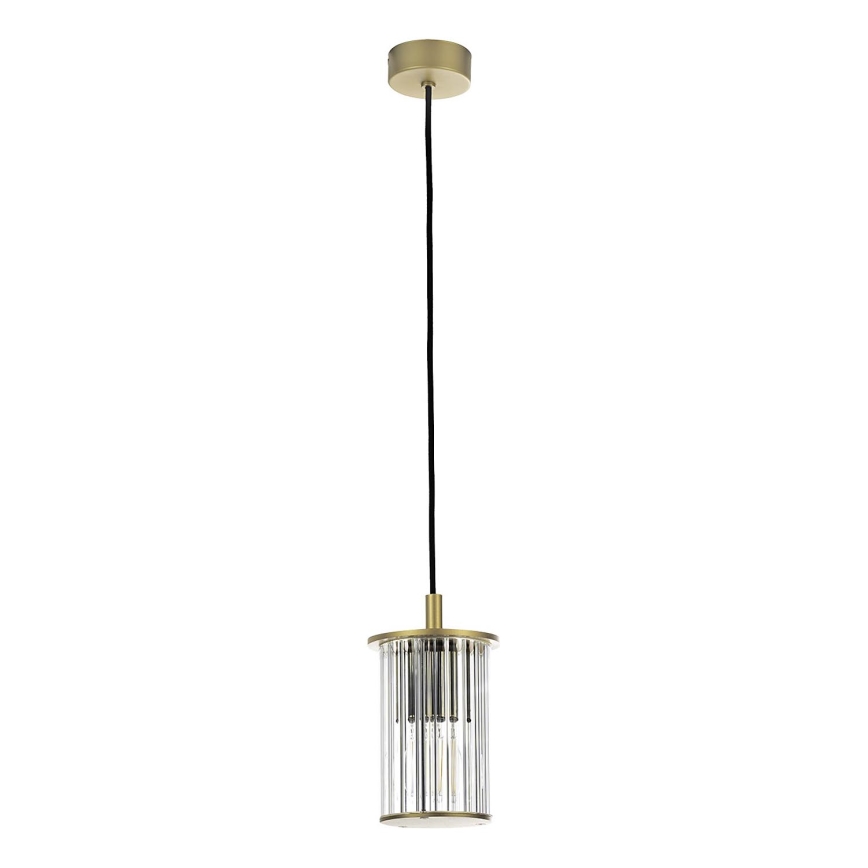 Argon 8755 - Вулична підвісна люстра NORFOLK 1xE27/15W/230V IP44 золотий