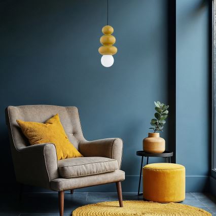 Argon 8787 - Підвісна люстра для ванної кімнати ORLANDO PLUS 1xG9/6W/230V IP44 коричневий