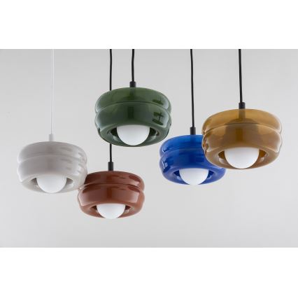 Argon 8816 - Подвесная люстра TEVO 1xG9/4,5W/230V коричневый/дымчатый