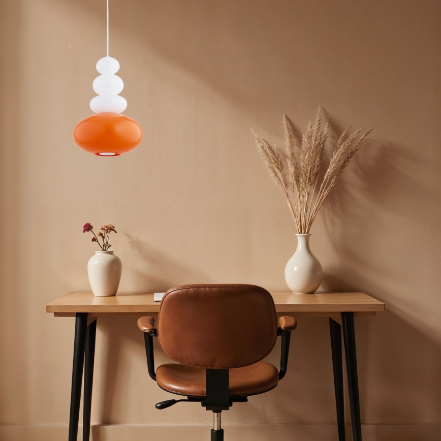 Argon 8822 - Підвісна люстра DIEGO 1xGU10/5W/230V білий/помаранчевий