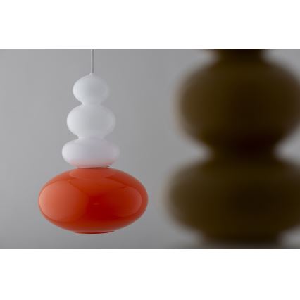 Argon 8822 - Підвісна люстра DIEGO 1xGU10/5W/230V білий/помаранчевий
