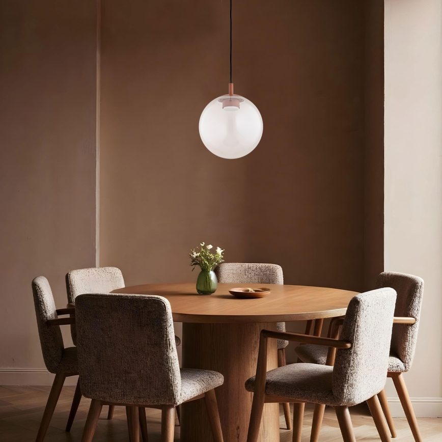 Argon 8829 - Підвісна люстра SACRAMENTO 1xGX53/8W/230V прозорий/коричневий