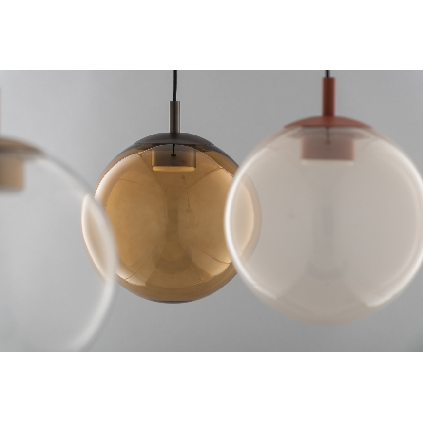 Argon 8829 - Підвісна люстра SACRAMENTO 1xGX53/8W/230V прозорий/коричневий