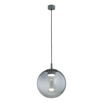 Argon 8830 - Підвісна люстра SACRAMENTO 1xGX53/8W/230V зелений/димчастий