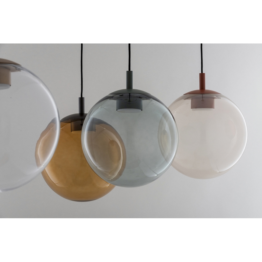 Argon 8830 - Підвісна люстра SACRAMENTO 1xGX53/8W/230V зелений/димчастий