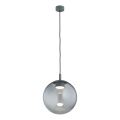 Argon 8830 - Подвесная люстра SACRAMENTO 1xGX53/8W/230V зеленый/дымчатый