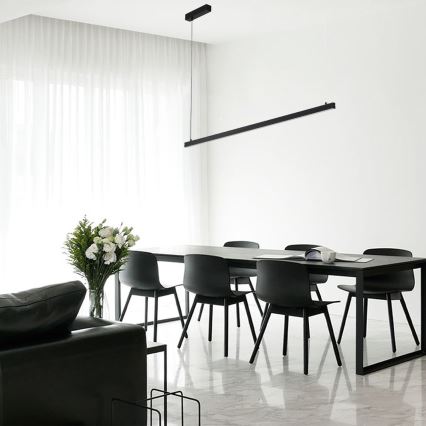 Argon 8835 - Світлодіодна підвісна люстра MIAMI LED/37W/230V 3000K чорний